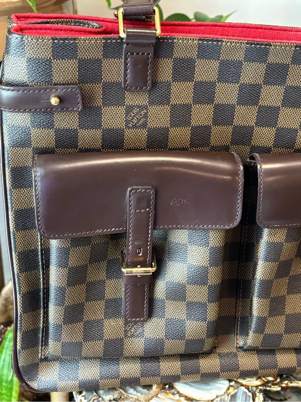 Vintage LOUIS VUITTON Ebene Canvas Tote